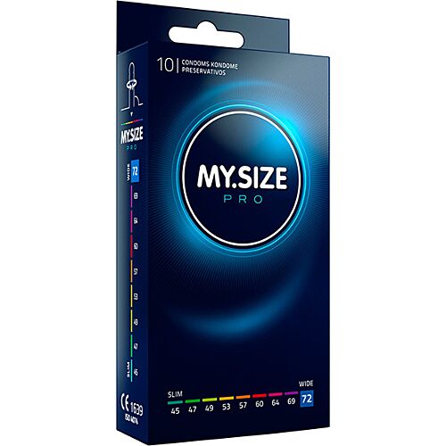 Kondomi My.Size PRO TALLA 72 - Mukautuva ja vegaani