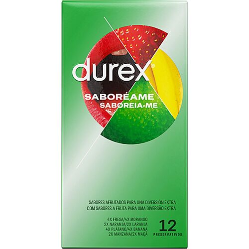 Kondomi Durex Sabor?ame 12 kpl aromeja