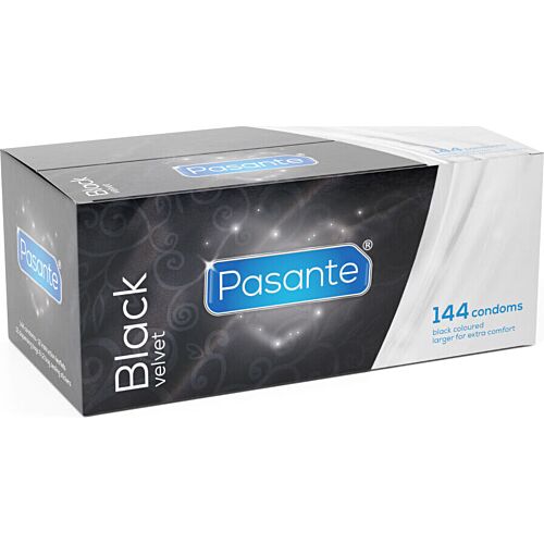 Kondomi PASANTE Black Velvet 144 kpl
