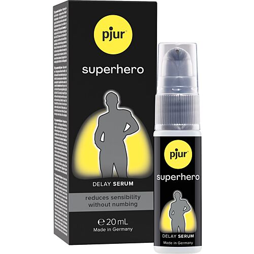 Stimulaattori PJUR Superhero Serum 20 ml - Herkkyyden hallintaan