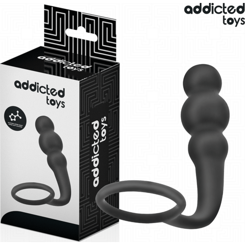 Plug Anal Addicted Toys Modelo 1 Rengasstimulaattorilla