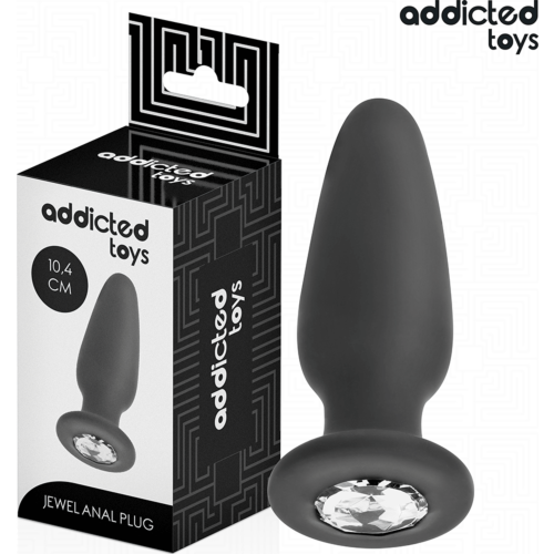 Plug Anal Addicted Toys M-koko koristeellisella jalalla