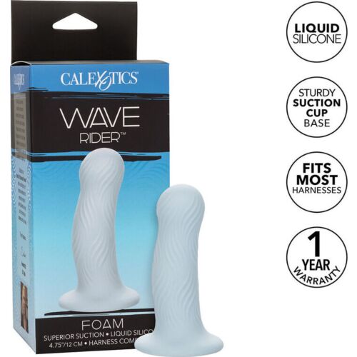 Plug Anal CALEXOTICS Wave Rider Foam aaltoilutekstuuri