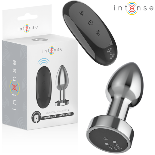 Plug ANAL INTENSE Plug etäohjaimella ja 10 värinällä
