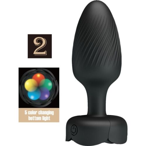 Anali Plug PRETTY LOVE LED-valolla 10.8 cm