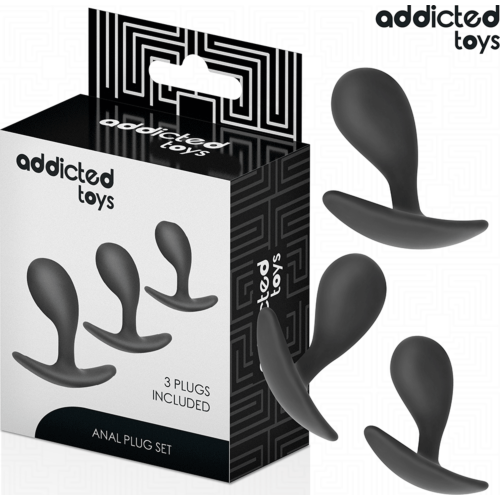 Plugs Anales Addicted Toys Set kolmella eri koossa