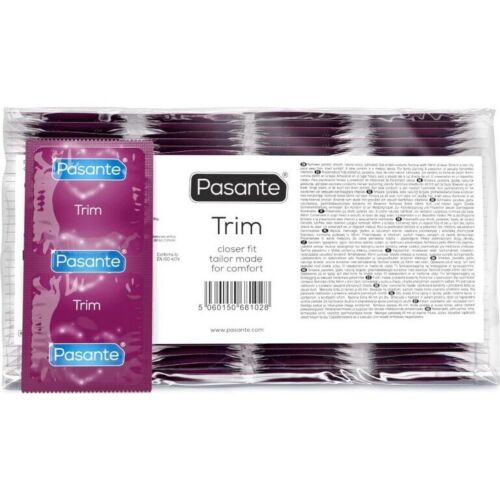 Kondomi Pasante Trim 144 Kpl Tiiviillä Istuvuudella