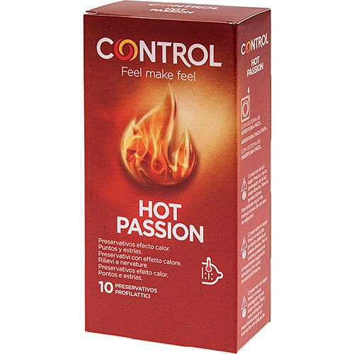 Kondomi Control Hot Passion lämpöefektillä