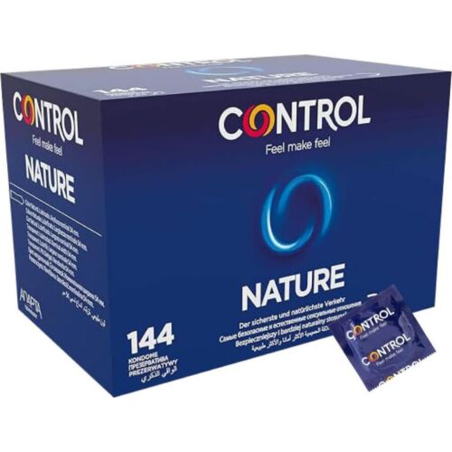 Kondomit CONTROL CONDOMS Nature 144 kpl mukautuvalla muodolla