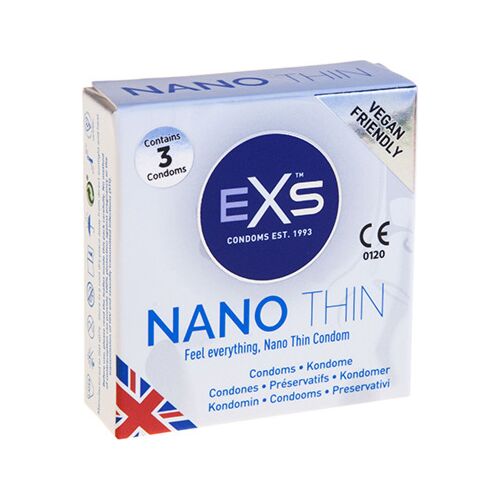 Kondomi Exs Nano Thin 3 kappaletta