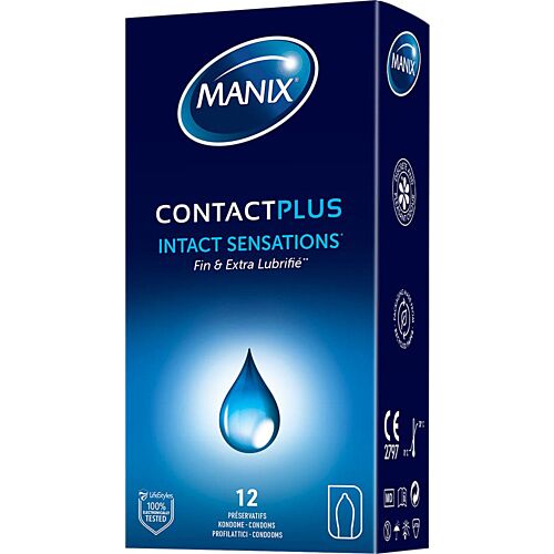 Kondomi Manix Contact 12 kpl - Extra liukastava