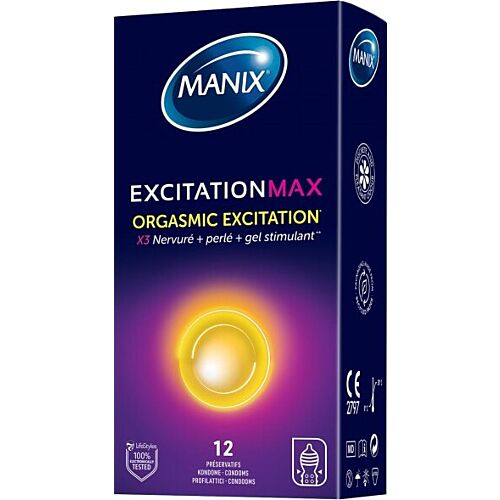 Kondomi Manix Excitation Max – lämpöä ja tekstuuria
