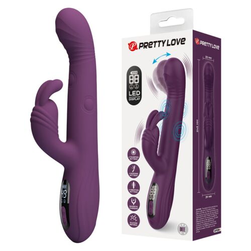 Vibraattori HIGH TECH PRETTY LOVE - DEE monitoiminen kaninmallinen