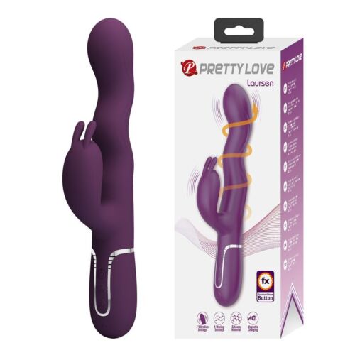 Vibraattori HIGH TECH PRETTY LOVE LOURSEN kaksoisstimulaatiolla