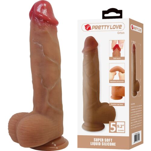 Dildo Pretty Love Orton 23.5 cm imukupilla