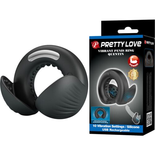 Rengas Pretty Love Quentin stimulattorilla