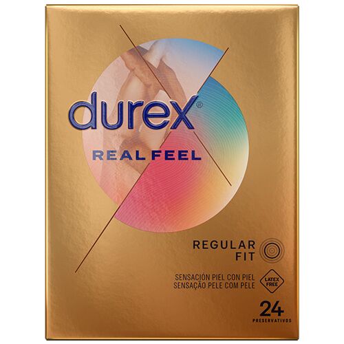 Kondomi Durex RealFeel 24 kpl - Luonnollinen tuntuma