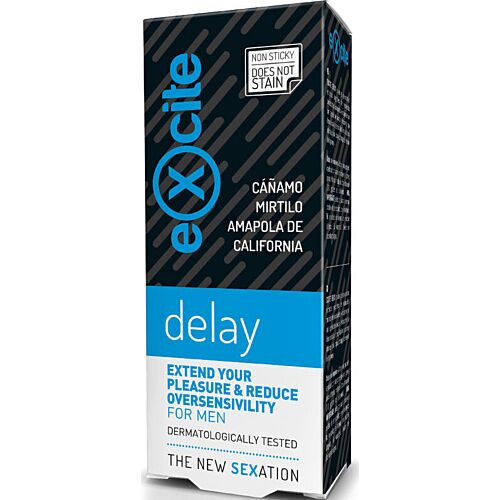 Öljy Excite Delay 20 ML - Herkkyyden vähentäminen