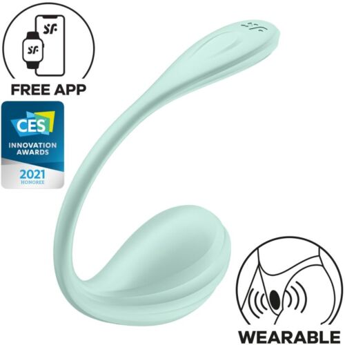 Vibraattori Satisfyer Smooth Petal sovelluksella