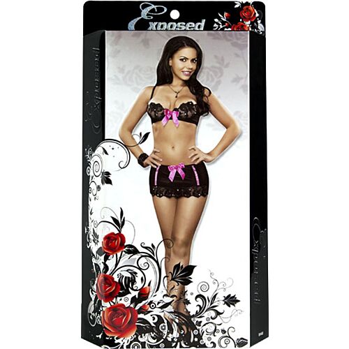 Rintaliivi ja alushousut Exposed - Seksikäs kokonaisuus