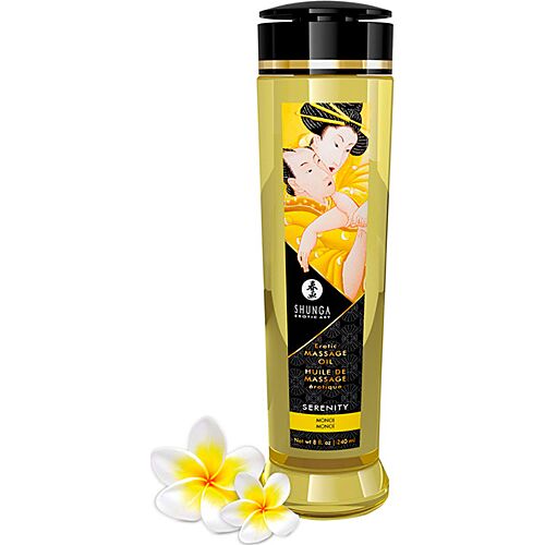 Massage-öljy Shunga Serenity Monoi-tuoksu 240 ml
