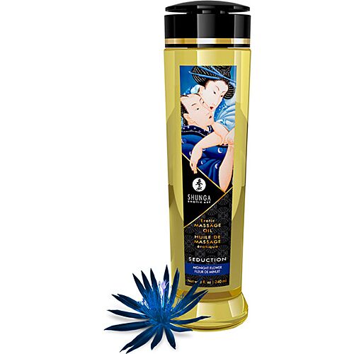 Hierontaöljy Shunga Seduccion 240ml aistilliseen rentoutumiseen