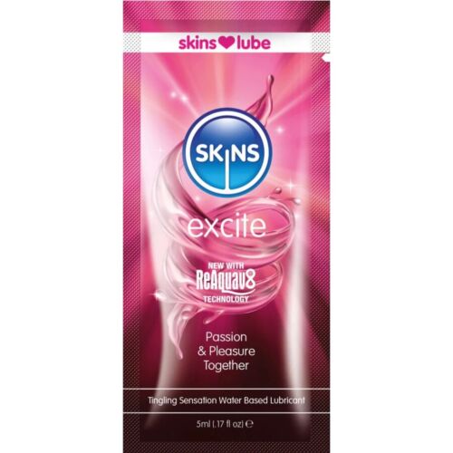 Liukuvoide SKINS Excite 5 ml | Vahvista tuntemusta