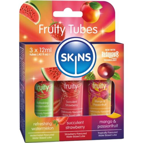 Liukuvoide Kit SKINS - Makuominaisuudet vesimeloni, mansikka ja mango