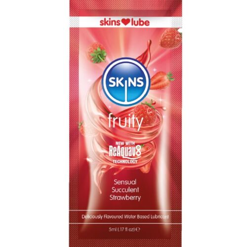 Liukuvoide SKINS Mansikka 5 ml - Aito hedelmäinen maku