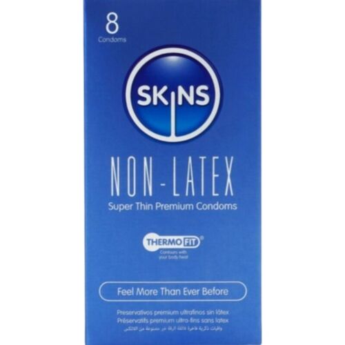 Kondomi SKINS - Lateksiton ja herkkyyden lisäävä