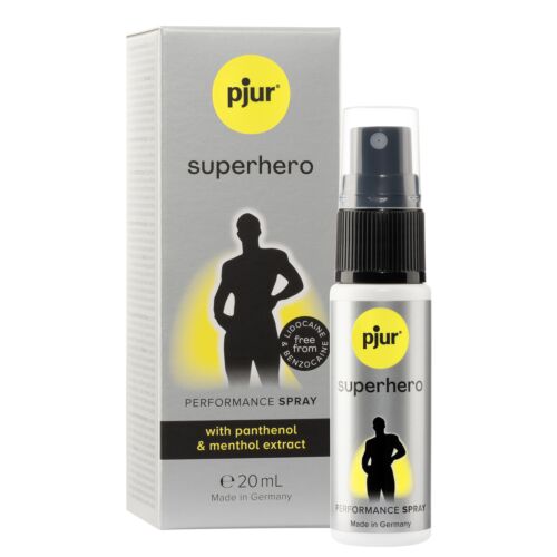 Hidastava Suihke Pjur Superhero 20 ml - lisäämään nautintoa