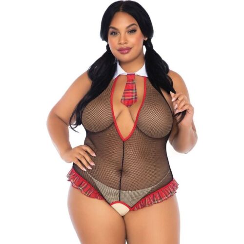 Body Leg Avenue Teddy avonaisella haaralla