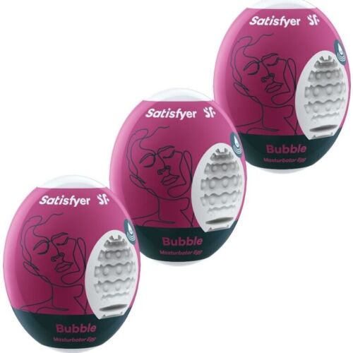 Masturbaattori Satisfyer EGGS Bubble -sisältää Hydro-Active