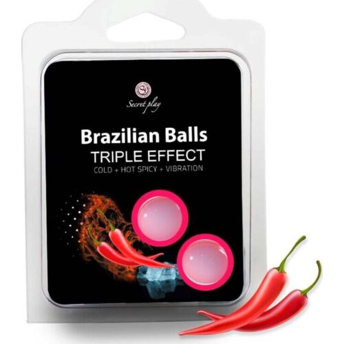 Liukuvoide SECRETPLAY Brazilian Balls Tripla Efekti