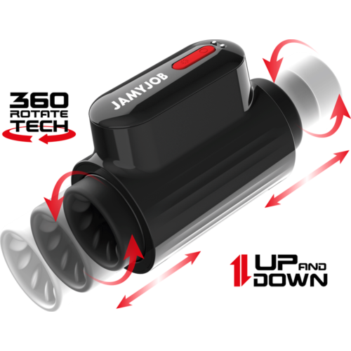 Masturbaattori JAMYJOB Vortex - Tehokas moottori ja useita tiloja