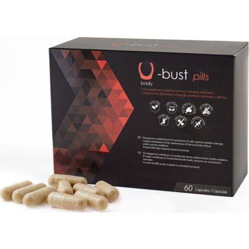 Kapselit 500COSMETICS U-Breast luonnolliseen rintojen kohoamiseen