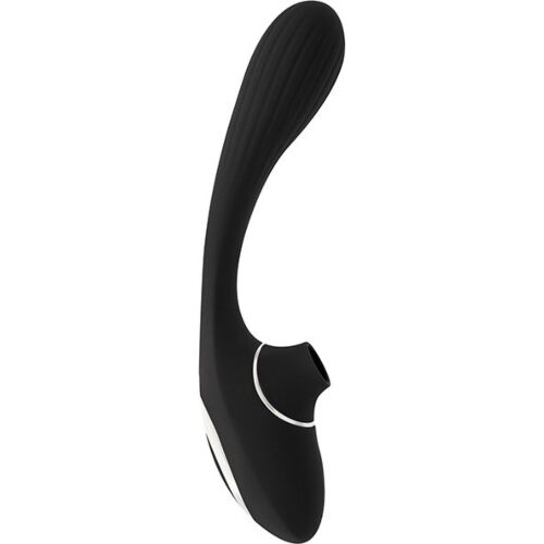 Vibraattori S Pleasures Dual Suction - Kaksinkertainen stimulaatio