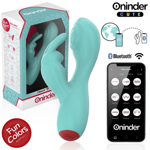 Vibraattori ONINDER CUTE LOVE BUNNY App:lla ja Tapping-tilalla