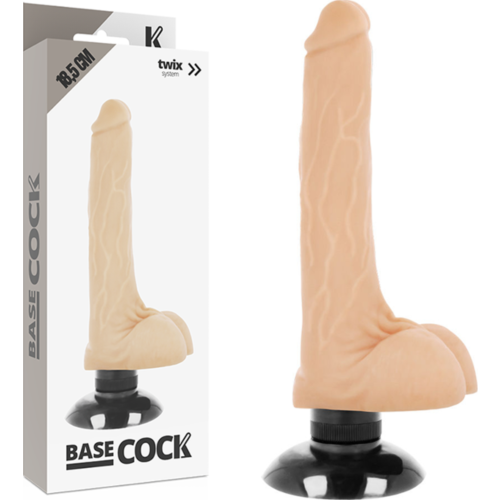 Vibraattori BASECOCK 2-1 Natural 18.5 cm