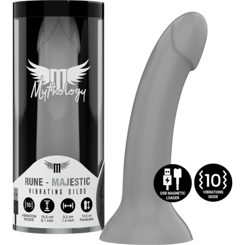 Dildo anal Mythology Rune Majestic voimakkaalla vibraatiolla