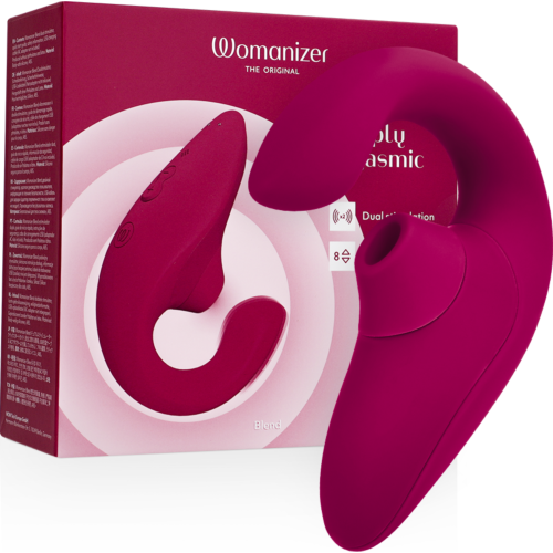 Vibraattori Womanizer Blend kaksinkertaisella stimulaatiolla