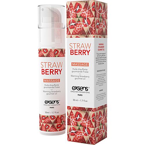 Öljy Exsens Warming Gourmet mansikka 50ml