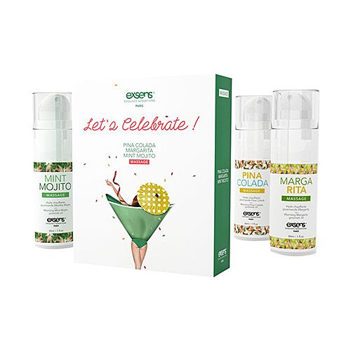 Hierontaöljy Exsens Warming Gourmet 3 x 30ml