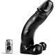 Dildo ALL BLACK 45 cm joustava ja tehokas