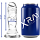 Dildo X RAY Clear 12 cm | Realistinen muotoilu