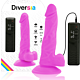 Dildo Diversia 18 cm joustava ja värisevä