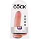 Dildo KING COCK 7 - Realistinen kokemus ja vahva imukuppi