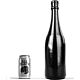Plug anal ALL BLACK BOTTLE 39,5 cm suurella läsnäololla