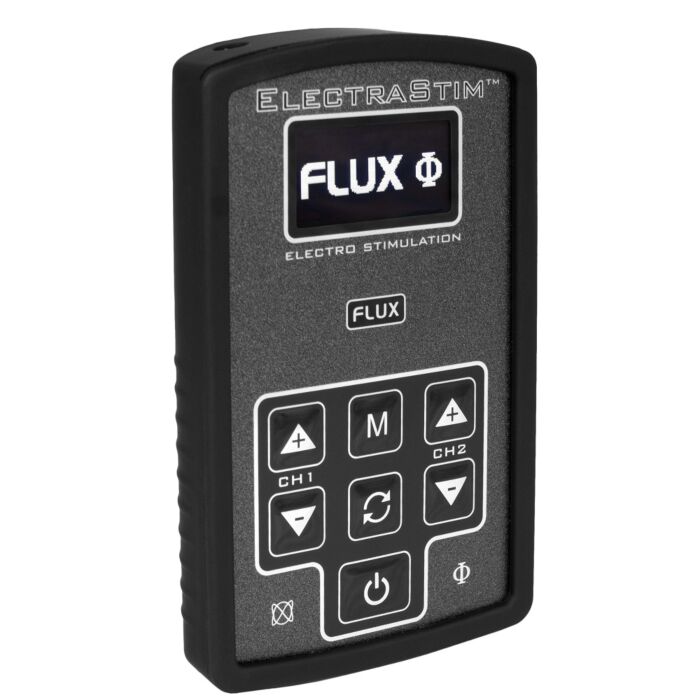 Stimulaattori Electrastim FLUX 99 tehoasetusta