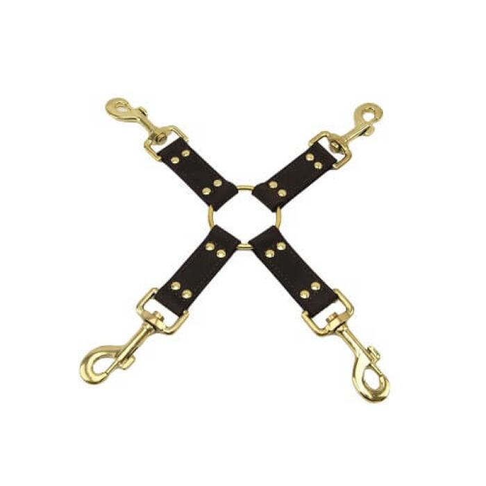 Raahditin Bound Nubuck Leather 4 Way Hog Tie Raahditin Bound Nubuck Leather 4 Way Hog Tie